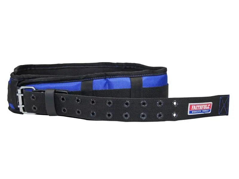 Faithfull Padded Waist Belt, 2100D Nylon, 34-42 Inch