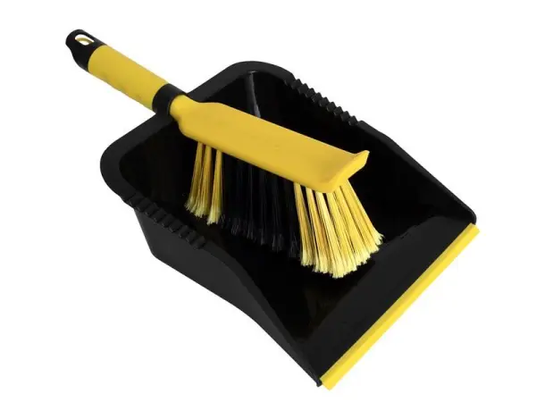 Bulldozer Pro XL Heavy-Duty Dustpan & Brush