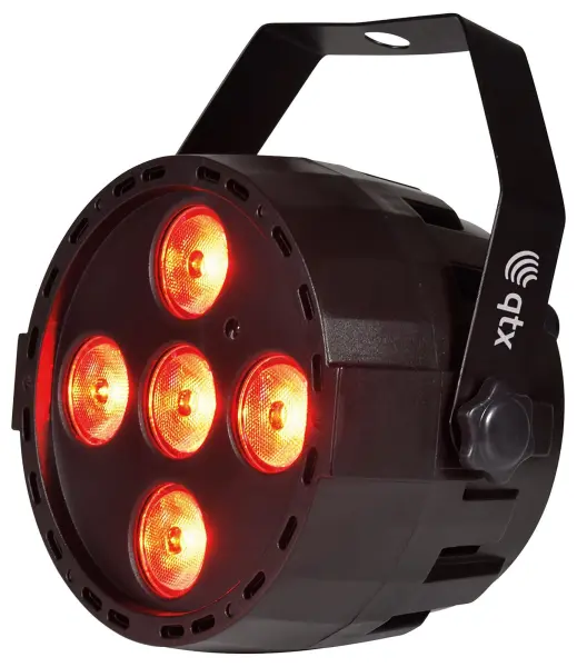 QTX 20W RGBW Mini LED PAR Light with Remote Control