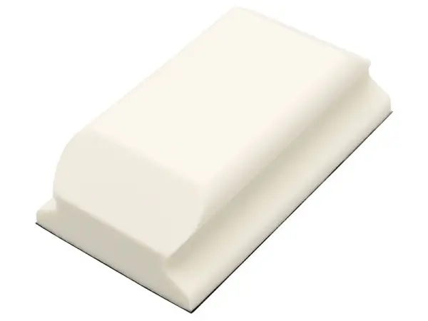 Flexipads PUR GRIP Hand Sanding Block, White, 70 x 125mm