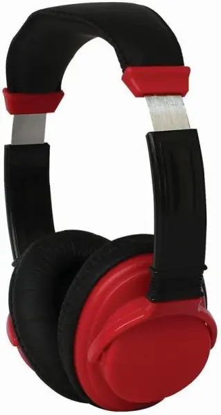 PRO SIGNAL Hi-Fi Headphones with Steel Headband - Red