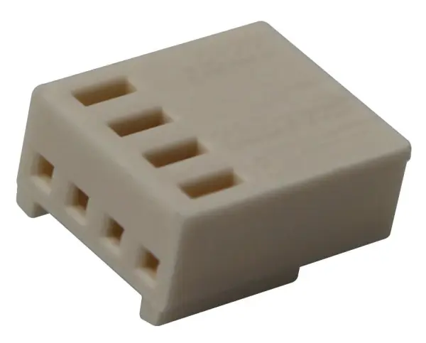 MULTICOMP PRO Crimp Housing, 2.54mm, 4-Way, Nylon 66