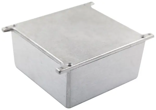 MULTICOMP PRO Die Cast Aluminium Enclosure with Flange, 59.2x120.5x120.5mm