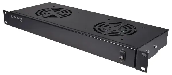 Adastra 19 Inch 1U Dual Fan Cooling Unit, 230V