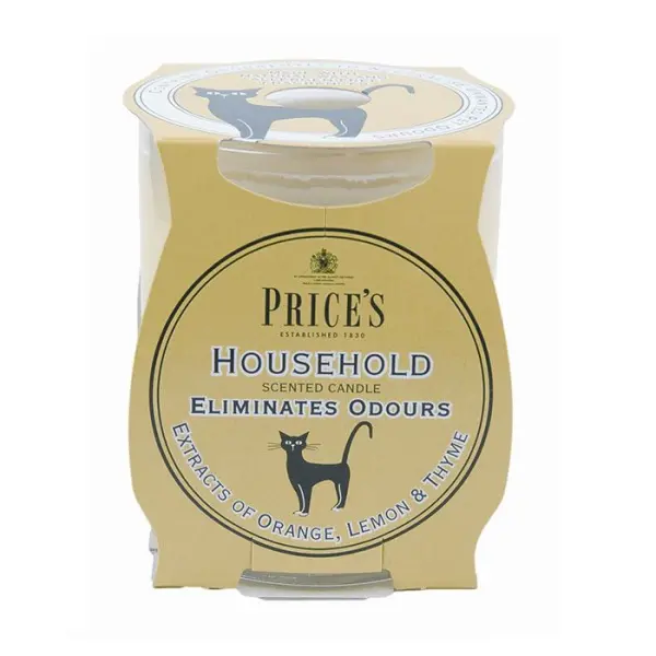 Price's Household Pet Jar Scented Candle, Orange, Lemon & Thyme