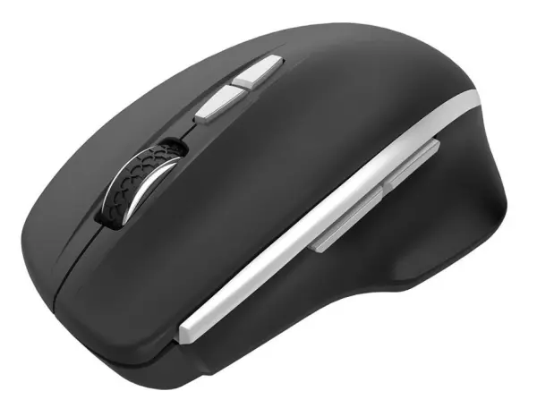 CANYON Wireless Optical Mouse with Blue LED - Black