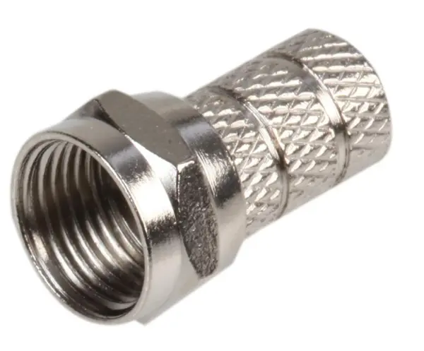 PROCEPTION Twist On F Connector for Shotgun Cable, 75 Ohm, Pack of 100