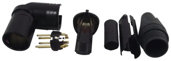 NEUTRIK XLR-Stecker, 5-polig, 90 Grad Winkel