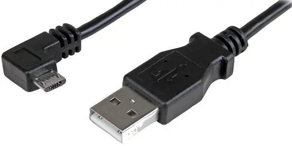 STARTECH Cabo Micro USB Angulado, Carregamento e Sincronização, 2m, Preto