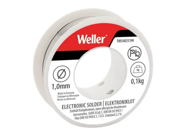 Weller EL99/1-100 Lead-Free Solder 1.0mm, 100g