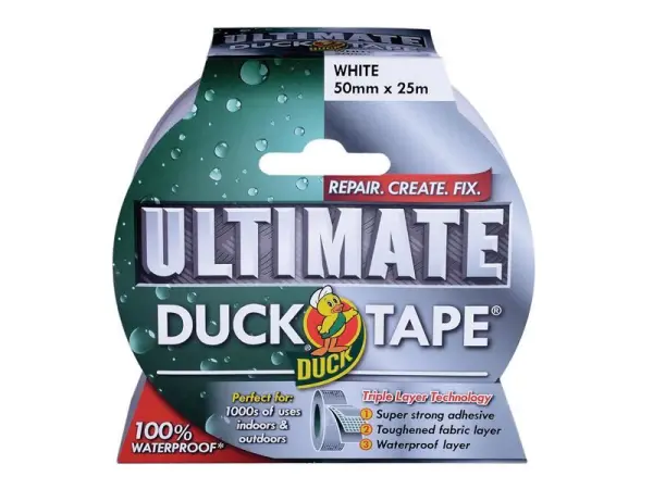Shurtape Duck Tape® Ultimate 強力布基膠帶 50毫米 x 25米 白色