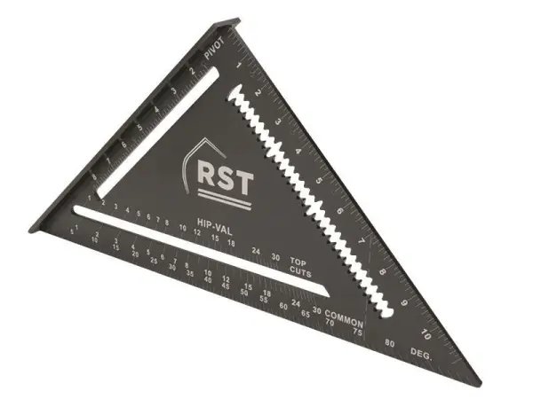 R.S.T. - Sesiku Rafter Aluminium Hitam 12 Inci