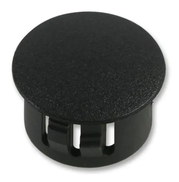 PRO POWER Black Domed Blanking Plugs 12.7mm - Pack of 100