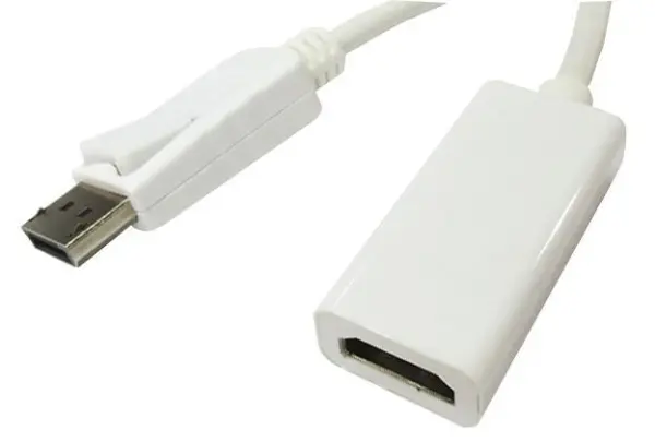 PRO SIGNAL - DisplayPort 1.2 zu HDMI Adapter 1m Weiß