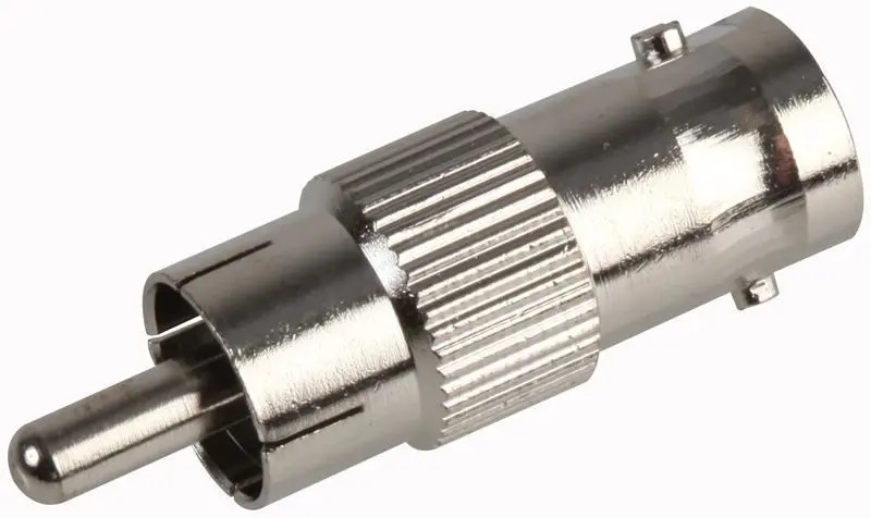 Pro Signal Adaptador BNC Hembra a RCA Macho, Latón