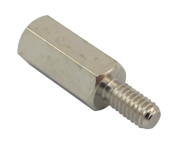 ETTINGER Steel Hex Standoff M3 Male to UNC 4-40 Female 5mm + 6mm Stud