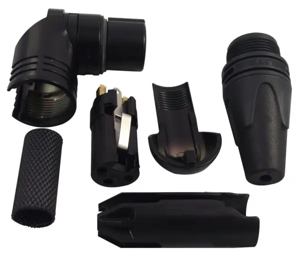 NEUTRIK - XLR 插座, 3極, 直角