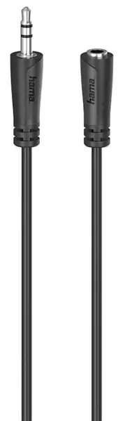 HAMA Cavo di Estensione Jack Stereo 3.5mm Maschio-Femmina, 1.5m