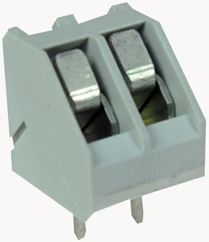 CAMDENBOSS Blocco a Morsetto per PCB, Angolo 45°, Passo 5.08mm, 2 Vie