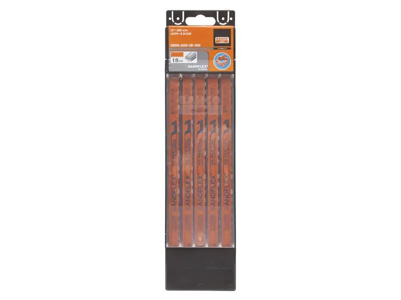 Bahco 3906 Sandflex Hacksaw Blades 300mm 14 TPI (Pack of 100)