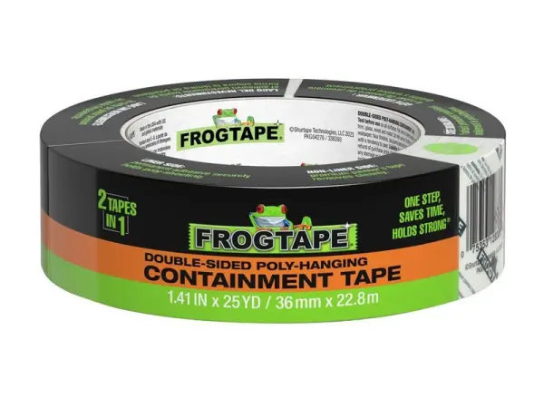 Shurtape FrogTape® Containment Tape 36mm x 22.8m - Premium Poly Sheeting & Tar
