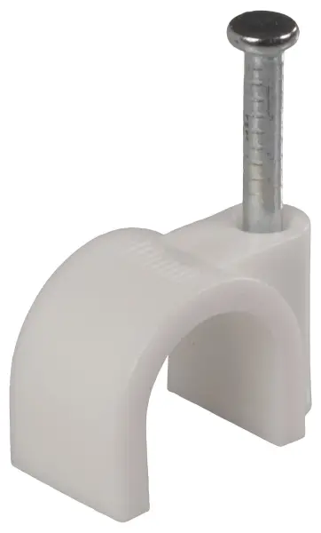 Concordia Technologies Round Cable Clips - White