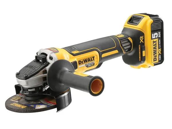 Amoladora Angular DEWALT DCG405P2 XR Sin Escobillas 125mm, 18V, 2x5.0Ah Li-ion