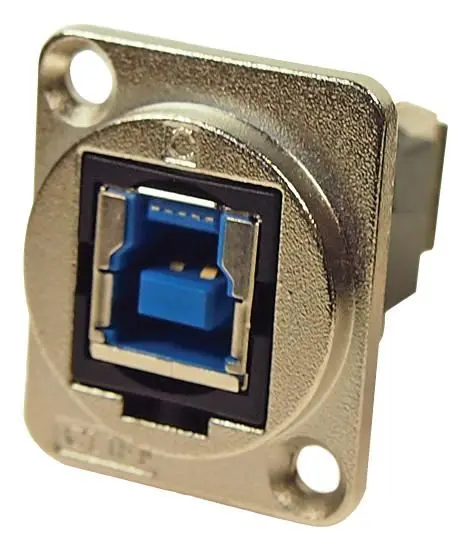 CLIFF USB 3.0 B to A パネルマウント フィードスルーコネクタ XLRフレーム