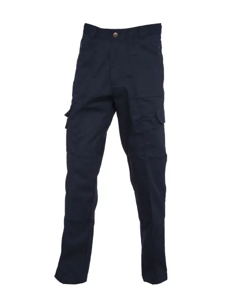 Uneek Unisex Action Trousers - Navy, Size 50, 245 GSM Fabric