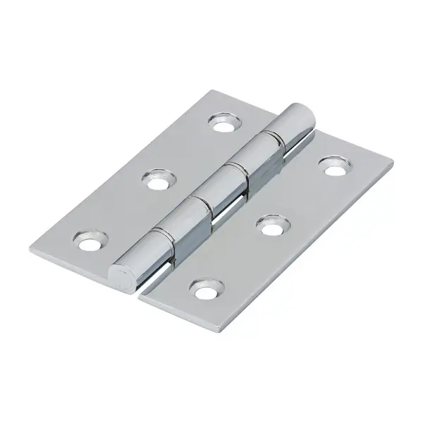 Timco Double Stainless Steel Washered Hinges, Brass, 76 x 50mm (2pk)
