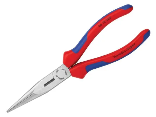 Knipex - Tang Paruh Bangau (Snipe Nose) Pemotong Sisi Cengkaman Bahan Berganda 
