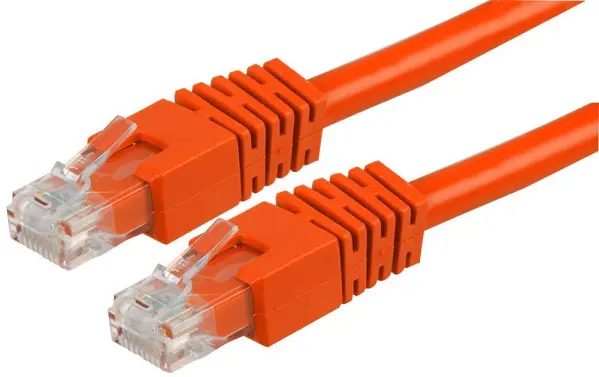 PRO SIGNAL Cable Ethernet Cat6 UTP RJ45 Macho a Macho, 3m, Naranja