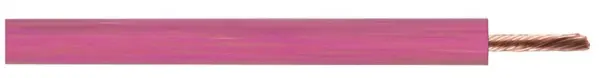 PRO POWER Tri-Rated Switchgear Wire, 0.5mm², Pink, 100m