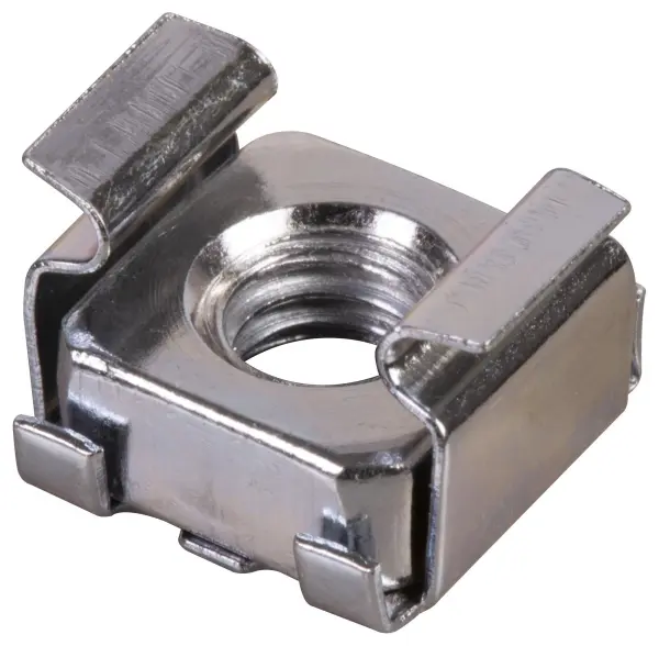 Duratool M6 Narrow BZP Cage Nut, 25 Pack