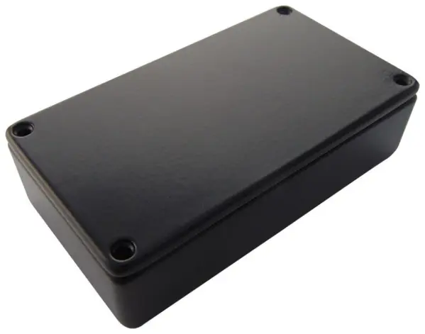 CAMDENBOSS IP54 Zwarte Gietalen Behuizing, 112x62x31mm