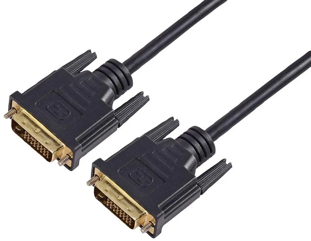 AV STAR DVI-D Dual Link Male-to-Male Cable, 2m Black
