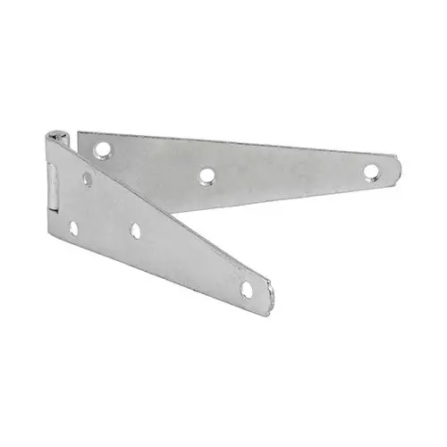 Timco Pair of Medium Strap Tee Hinges, Zinc, 8 Inch (200mm)