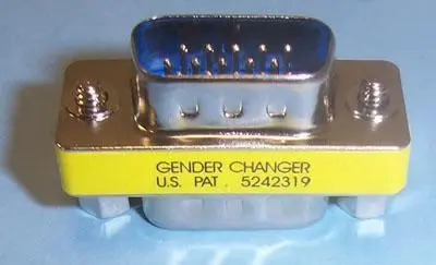 Pro Signal 15-Way High-Density Male to Male Gender Changer