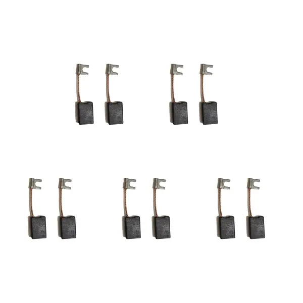 5 Sets of Bosch A44 Hammer Drill Carbon Brushes, 6.3 x 12.5 x 18mm