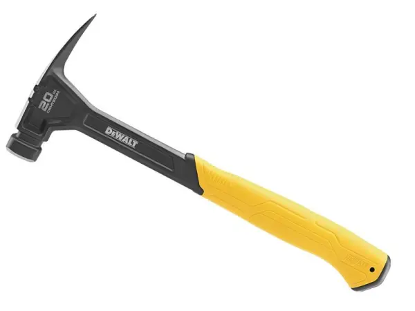 DEWALT Rip Claw Smooth Face Hammer, 567g (20oz), Steel