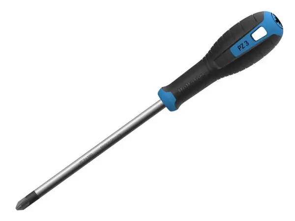 Hultafors Pozidriv Screwdriver PZ3 x 150mm, Rubber Grip