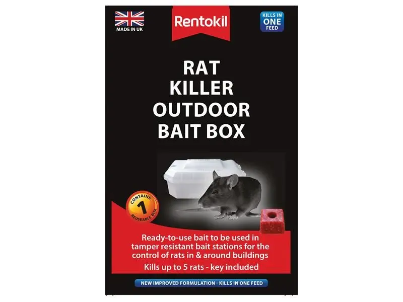 Rentokil Rat Killer Outdoor Bait Box