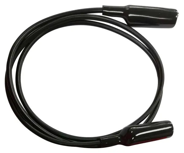 MULTICOMP PRO - Crocodile Clip to Crocodile Clip Test Lead - Black 900mm