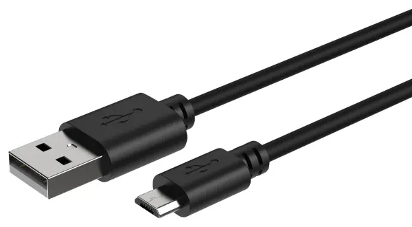 ANSMANN USB-A na Micro USB kabel, 1 m, černý