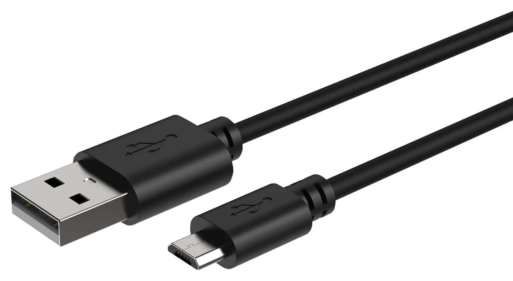 ANSMANN Cabo USB-A para Micro USB, 1m, Preto