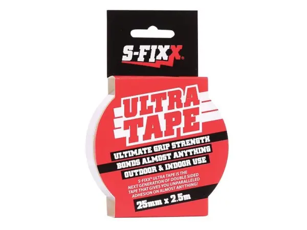 SFIXX Ultra Tape 25mm x 2,5m - Cinta de Tela de Doble Cara