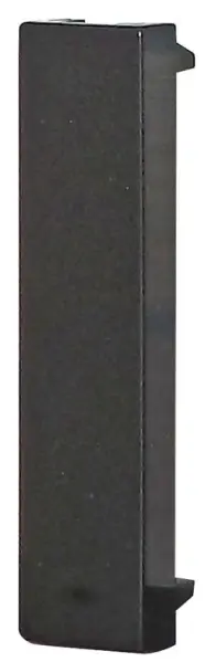 TUK Euro-Style 1/4 Blanking Plate, Black ABS