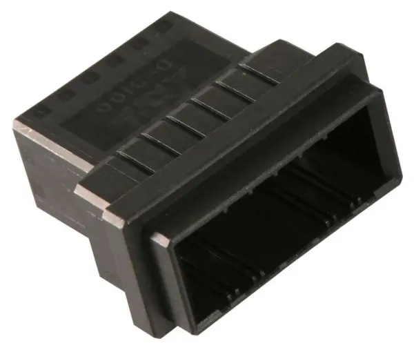 TE Connectivity AMP Dynamic D-3100D 12-polige tab connector huis