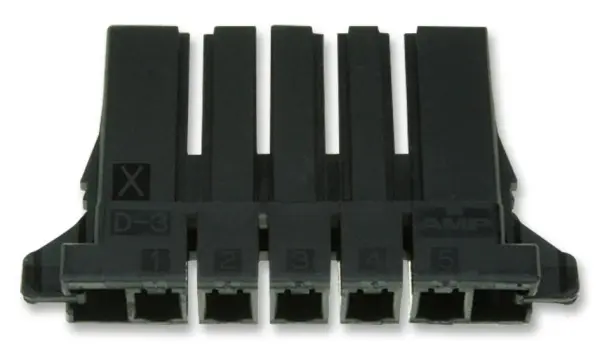 TE Connectivity Key X Receptacle Power Housing, 600V, 5-Way