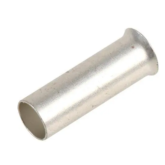 Uninsulated Wire Ferrules 6mm CSA, 12mm Length, Pack of 100